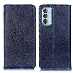 Funda de Cuero Cartera con Soporte Carcasa K01Z para Samsung Galaxy M13 4G Azul