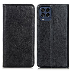 Funda de Cuero Cartera con Soporte Carcasa K01Z para Samsung Galaxy M53 5G Negro