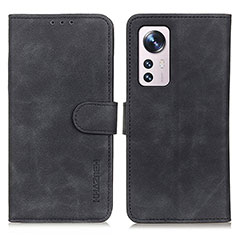 Funda de Cuero Cartera con Soporte Carcasa K01Z para Xiaomi Mi 12S 5G Negro