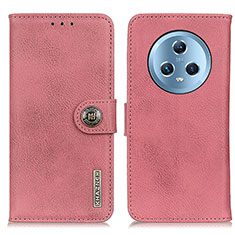 Funda de Cuero Cartera con Soporte Carcasa K02Z para Huawei Honor Magic5 5G Rosa