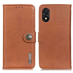 Funda de Cuero Cartera con Soporte Carcasa K02Z para Huawei Honor X5 Marron