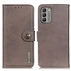 Funda de Cuero Cartera con Soporte Carcasa K02Z para Nokia G400 5G Gris