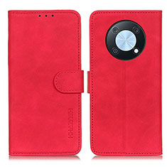 Funda de Cuero Cartera con Soporte Carcasa K03Z para Huawei Enjoy 50 Pro Rojo