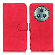 Funda de Cuero Cartera con Soporte Carcasa K03Z para Huawei Honor Magic5 Pro 5G Rojo