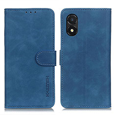 Funda de Cuero Cartera con Soporte Carcasa K03Z para Huawei Honor X5 Azul