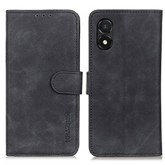 Funda de Cuero Cartera con Soporte Carcasa K03Z para Huawei Honor X5 Negro