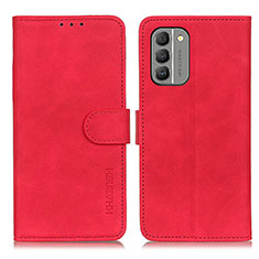 Funda de Cuero Cartera con Soporte Carcasa K03Z para Nokia G400 5G Rojo