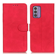 Funda de Cuero Cartera con Soporte Carcasa K03Z para Nokia G42 5G Rojo