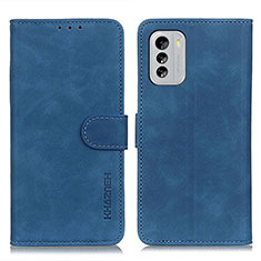 Funda de Cuero Cartera con Soporte Carcasa K03Z para Nokia G60 5G Azul