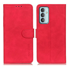Funda de Cuero Cartera con Soporte Carcasa K03Z para Samsung Galaxy M13 4G Rojo