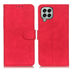 Funda de Cuero Cartera con Soporte Carcasa K03Z para Samsung Galaxy M33 5G Rojo