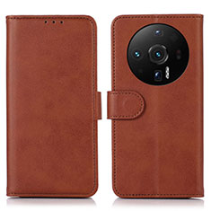 Funda de Cuero Cartera con Soporte Carcasa K03Z para Xiaomi Mi 12S Ultra 5G Marron