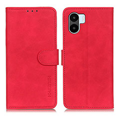 Funda de Cuero Cartera con Soporte Carcasa K03Z para Xiaomi Poco C50 Rojo