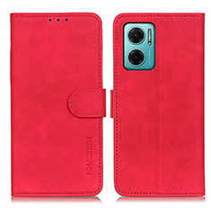 Funda de Cuero Cartera con Soporte Carcasa K03Z para Xiaomi Redmi 10 5G Rojo