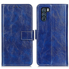 Funda de Cuero Cartera con Soporte Carcasa K04Z para Oppo K9 Pro 5G Azul