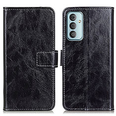 Funda de Cuero Cartera con Soporte Carcasa K04Z para Samsung Galaxy M13 4G Negro