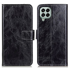 Funda de Cuero Cartera con Soporte Carcasa K04Z para Samsung Galaxy M33 5G Negro