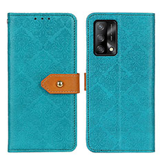 Funda de Cuero Cartera con Soporte Carcasa K05Z para Oppo Reno6 Lite Verde