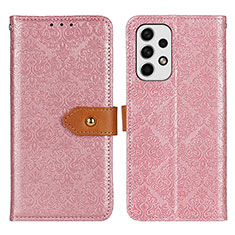 Funda de Cuero Cartera con Soporte Carcasa K05Z para Samsung Galaxy A23 5G Rosa