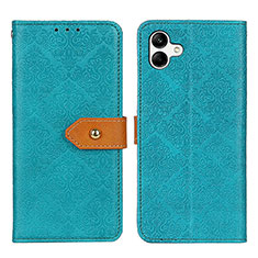 Funda de Cuero Cartera con Soporte Carcasa K05Z para Samsung Galaxy M04 Verde