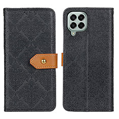 Funda de Cuero Cartera con Soporte Carcasa K05Z para Samsung Galaxy M33 5G Negro