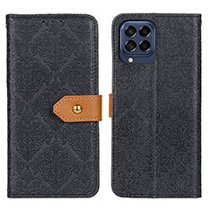 Funda de Cuero Cartera con Soporte Carcasa K05Z para Samsung Galaxy M53 5G Negro