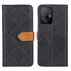 Funda de Cuero Cartera con Soporte Carcasa K05Z para Xiaomi Mi 11T Pro 5G Negro