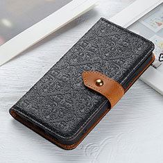 Funda de Cuero Cartera con Soporte Carcasa K05Z para Xiaomi Redmi Note 10 4G Negro
