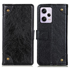 Funda de Cuero Cartera con Soporte Carcasa K06Z para Xiaomi Redmi Note 12 Explorer Negro