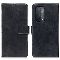 Funda de Cuero Cartera con Soporte Carcasa K07Z para OnePlus Nord N200 5G Negro