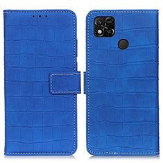 Funda de Cuero Cartera con Soporte Carcasa K07Z para Xiaomi POCO C31 Azul