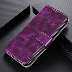 Funda de Cuero Cartera con Soporte Carcasa KZ4 para Huawei Honor X5 Morado