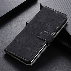 Funda de Cuero Cartera con Soporte Carcasa KZ7 para Huawei Honor X7a Negro