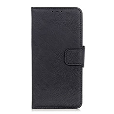 Funda de Cuero Cartera con Soporte Carcasa L01 para Alcatel 1S (2019) Negro