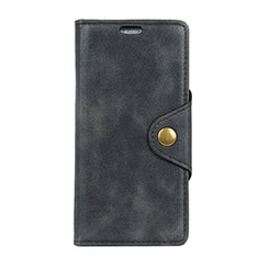 Funda de Cuero Cartera con Soporte Carcasa L01 para Asus Zenfone 5 ZS620KL Negro