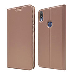 Funda de Cuero Cartera con Soporte Carcasa L01 para Asus Zenfone Max Pro M1 ZB601KL Oro Rosa