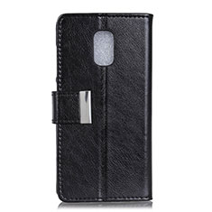 Funda de Cuero Cartera con Soporte Carcasa L01 para Asus ZenFone V Live Negro