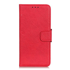 Funda de Cuero Cartera con Soporte Carcasa L01 para HTC Desire 19 Plus Rojo