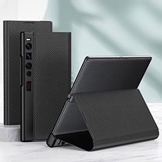 Funda de Cuero Cartera con Soporte Carcasa L01 para Huawei Mate Xs 2 Negro