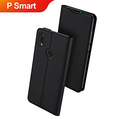 Funda de Cuero Cartera con Soporte Carcasa L01 para Huawei P Smart (2019) Negro