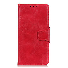 Funda de Cuero Cartera con Soporte Carcasa L01 para Huawei Y8s Rojo