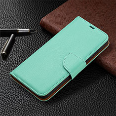 Funda de Cuero Cartera con Soporte Carcasa L01 para Nokia 3.4 Menta Verde