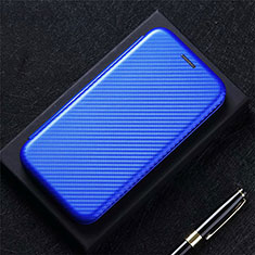 Funda de Cuero Cartera con Soporte Carcasa L01 para Oppo A11s Azul