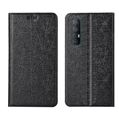 Funda de Cuero Cartera con Soporte Carcasa L01 para Oppo Find X2 Neo Negro