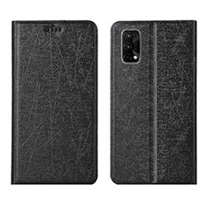 Funda de Cuero Cartera con Soporte Carcasa L01 para Realme X7 5G Negro