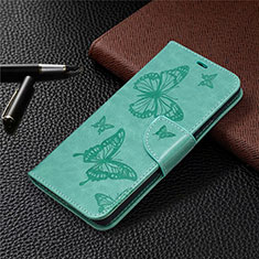 Funda de Cuero Cartera con Soporte Carcasa L01 para Samsung Galaxy S20 FE ((2022)) 5G Menta Verde