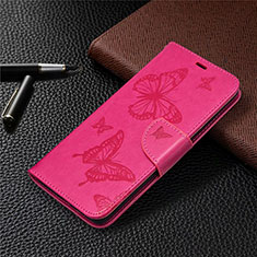 Funda de Cuero Cartera con Soporte Carcasa L01 para Samsung Galaxy S20 FE 5G Rosa Roja