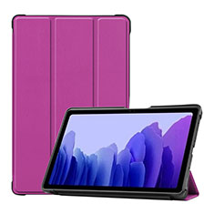 Funda de Cuero Cartera con Soporte Carcasa L01 para Samsung Galaxy Tab A7 4G 10.4 SM-T505 Morado