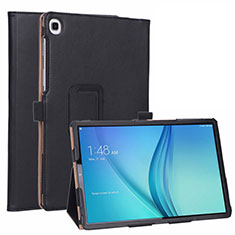 Funda de Cuero Cartera con Soporte Carcasa L01 para Samsung Galaxy Tab S5e 4G 10.5 SM-T725 Negro