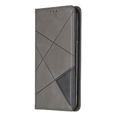 Funda de Cuero Cartera con Soporte Carcasa L01 para Sony Xperia L4 Gris